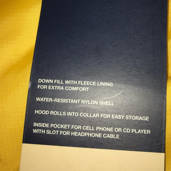 Gap Mens Puffer Down Filled Fleece Lined Jacket NWT - Picture 5 of 7